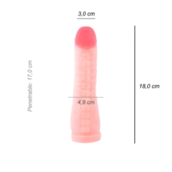 Dildo Consolador Banana Cyber Skin Vertebrado
