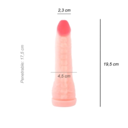Dildo Consolador Bananin Cyber Skin Vertebrado