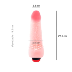 Dildo Consolador Cliterific Cyber Skin Vibrador