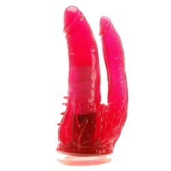 Dildo Consolador Doble Hot Ventosa