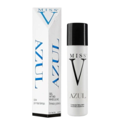 Gel Lubricante Erector Base Agua Miss V Azul