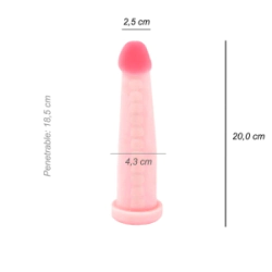 Dildo Consolador Geminis Cyber Skin Vertebrado