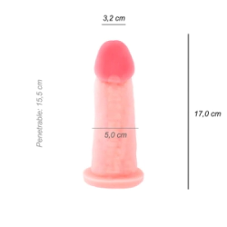 Dildo Consolador Majestic Cyber Skin Vertebrado