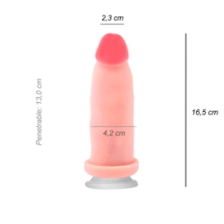 Dildo Consolador Normal Cyber Skin Ventosa