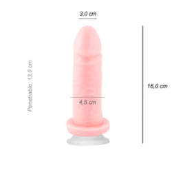 Dildo Consolador Normal New Cyber Skin Ventosa