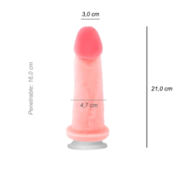 Dildo Consolador Super Cyber Skin Ventosa