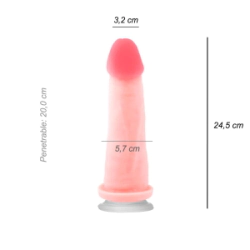 Dildo Consolador Super Plus Cyber Skin Ventosa