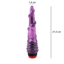 Dildo Consolador Tirabuzon Vibrador