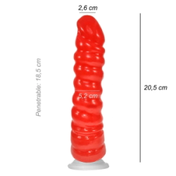 Dildo Consolador Tornado Ventosa