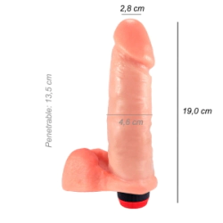 Dildo Consolador Realista John Vibrador