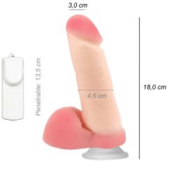 Dildo Consolador Realista John Cyber Skin Ventosa Vibrador