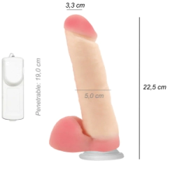 Dildo Consolador Realista Balerion Cyber Skin Ventosa Vibrador