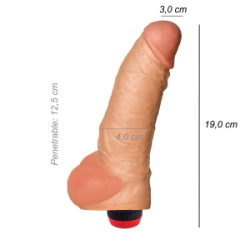 Dildo Consolador Realista Aiden Shaw Vibrador