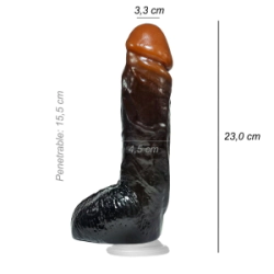 Dildo Consolador Realista Bam Jr Ventosa