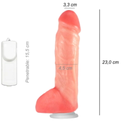 Dildo Consolador Realista Bam Jr Ventosa Vibrador