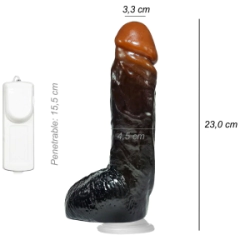 Dildo Consolador Realista Bam Jr Ventosa Vibrador