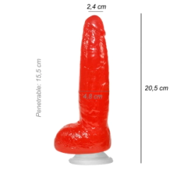 Dildo Consolador Realista Brad Stone Ventosa Vertebrado