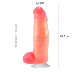 Dildo Consolador Realista Chase Hunter Ventosa Vertebrado