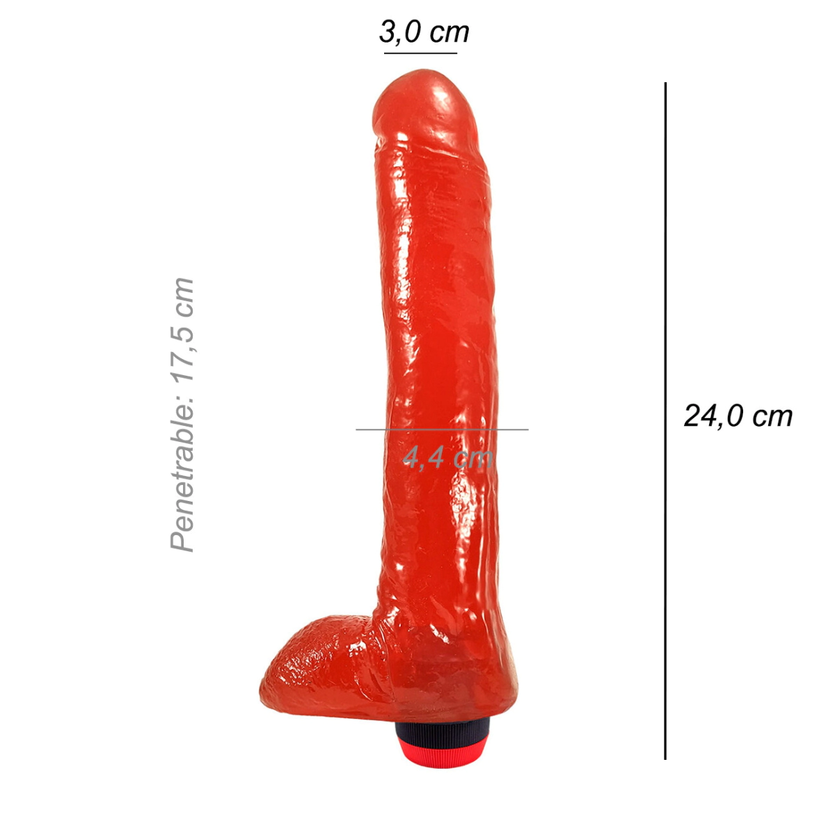 Dildo Consolador Realista Kevin Dean Vibrador