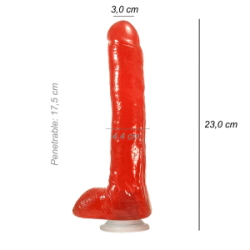 Dildo Consolador Realista Kevin Dean Ventosa Vertebrado