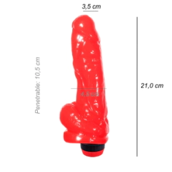 Dildo Consolador Realista Kong Vibrador