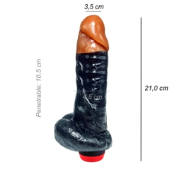 Dildo Consolador Realista Kong Vibrador