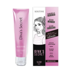 Gel Lubricante Estimulante Sexitive Divas Femenino