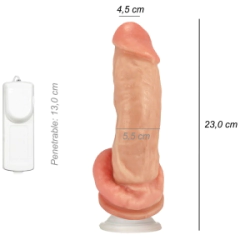 Dildo Consolador Realista Kong Grande Ventosa Vibrador
