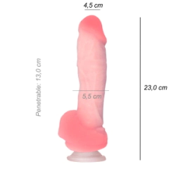 Dildo Consolador Realista Kong Grande Cyber Skin