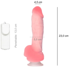 Dildo Consolador Realista Kong Grande Cyber Skin Ventosa Vibrador