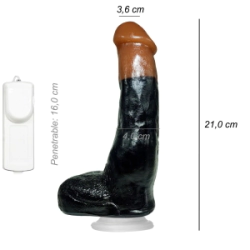 Dildo Consolador Realista Peter Nort Ventosa Vibrador