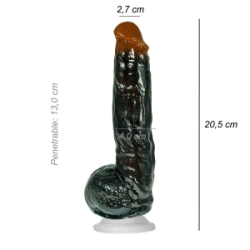 Dildo Consolador Realista Sean Davis Ventosa Vertebrado