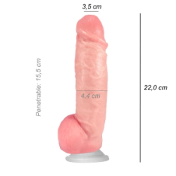 Dildo Consolador Realista Tom Chase Ventosa Vertebrado