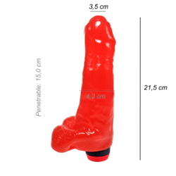 Dildo Consolador Realista Uncut Vibrador