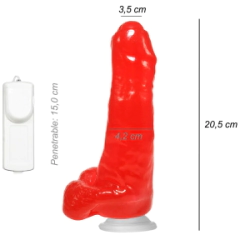 Dildo Consolador Realista Uncut Ventosa Vibrador