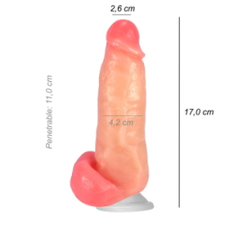 Dildo Consolador Realista Mini Kong Ventosa