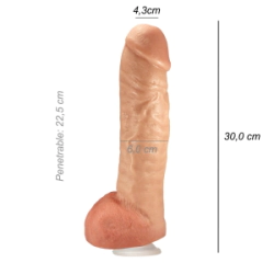 Dildo Consolador Realista Bam Xl