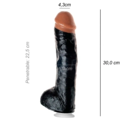 Dildo Consolador Realista Bam Xl
