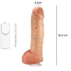 Dildo Consolador Realista Bam Xl Ventosa Vibrador