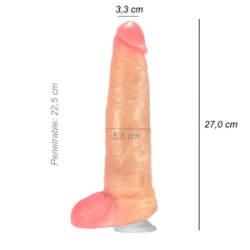 Dildo Consolador Realista Brad Stone Xl
