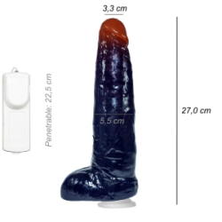 Dildo Consolador Realista Brad Stone Xl Ventosa Vibrador