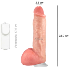 Dildo Consolador Realista Chase Hunter Ventosa Vibrador
