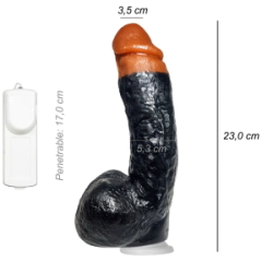 Dildo Consolador Realista Chase Hunter Ventosa Vibrador
